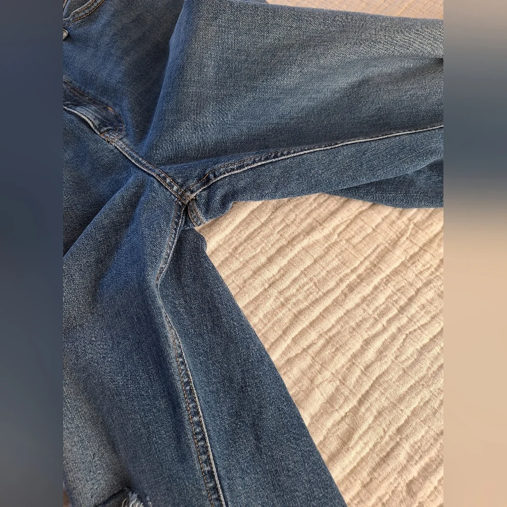 Banana Republic Distressed Blue Ankle Jeans - Picture 4 of 14